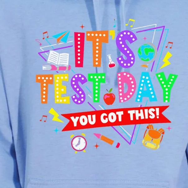 ItS Test Day You Got This Testing Day Teacher Student Unisex Surf Hoodie