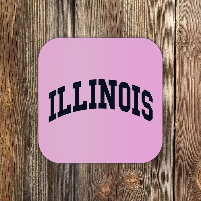 Illinois Throwback Design Classic Coaster