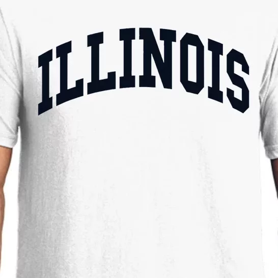 Illinois Throwback Design Classic Pajama Set