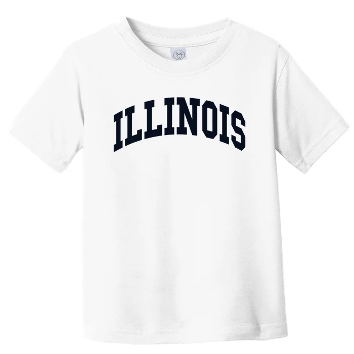 Illinois Throwback Design Classic Toddler T-Shirt