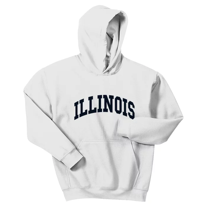 Illinois Throwback Design Classic Kids Hoodie