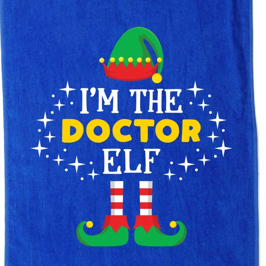 IM The Doctor Elf Merry Xmas Medic Santa Party Cute Elves Funny Gift Platinum Collection Golf Towel