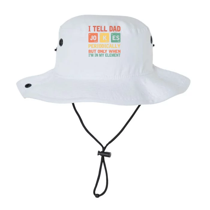 I Tell Dad Jokes Periodically Fathers Day Periodic Table Legacy Cool Fit Booney Bucket Hat