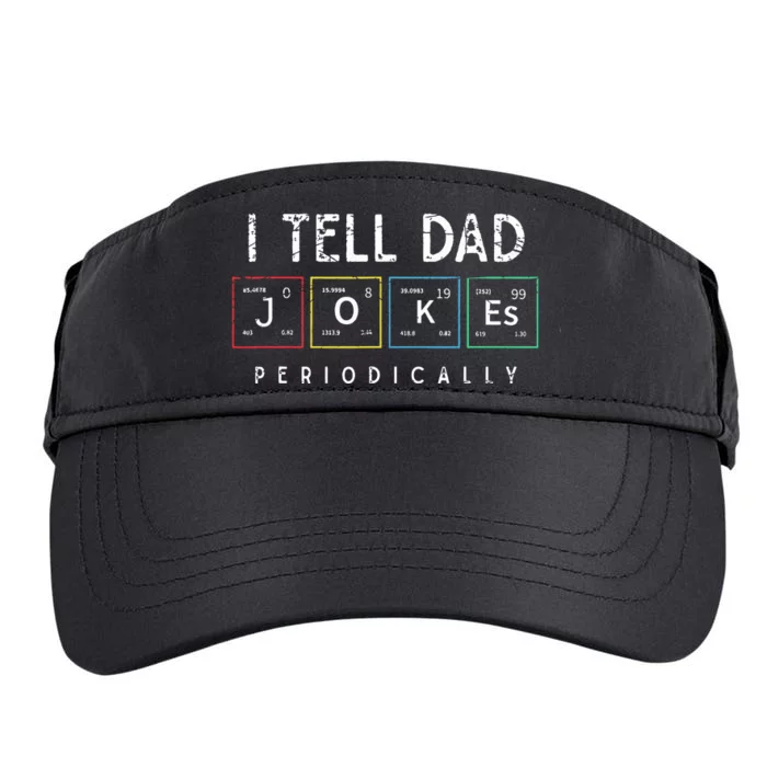 I Tell Dad Jokes Periodically Punny Fathers Day Dad Jokes. Adult Drive Performance Visor