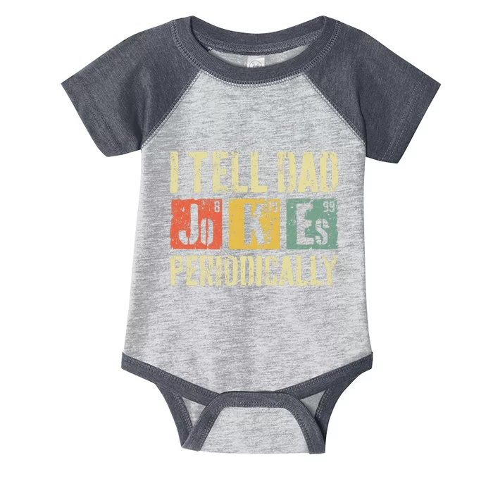 I Tell Dad Jokes Periodically Father's Day Infant Baby Jersey Bodysuit