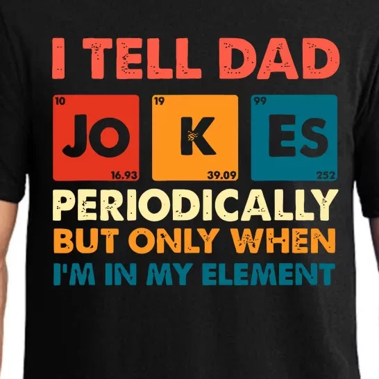 I Tell Dad Jockes Father's Day Pajama Set