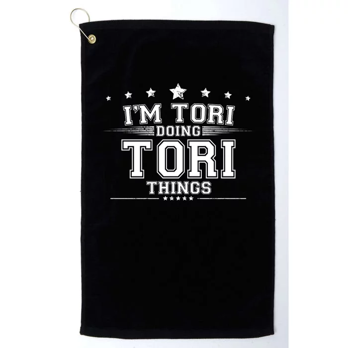 Im Tori Doing Tori Things Platinum Collection Golf Towel