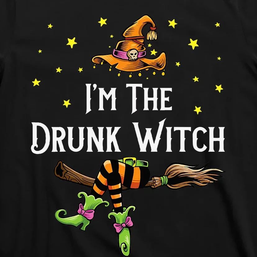 Im the Drunk Witch Halloween Matching Group Costume T-Shirt