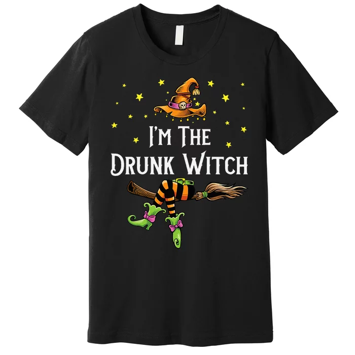 Im the Drunk Witch Halloween Matching Group Costume Premium T-Shirt