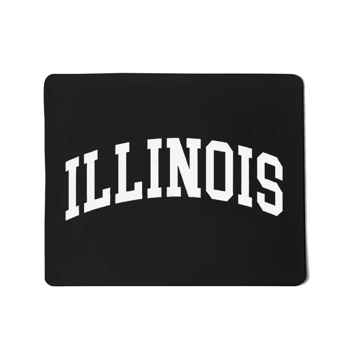 Illinois Throwback Design Classic Mousepad