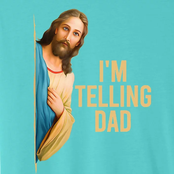 IM Telling Dad Funny Religious Christian Jesus Meme ChromaSoft Performance T-Shirt