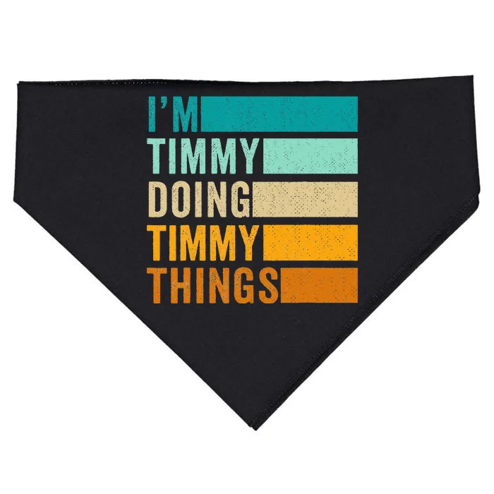 Im Timmy Doing Timmy Things USA-Made Doggie Bandana