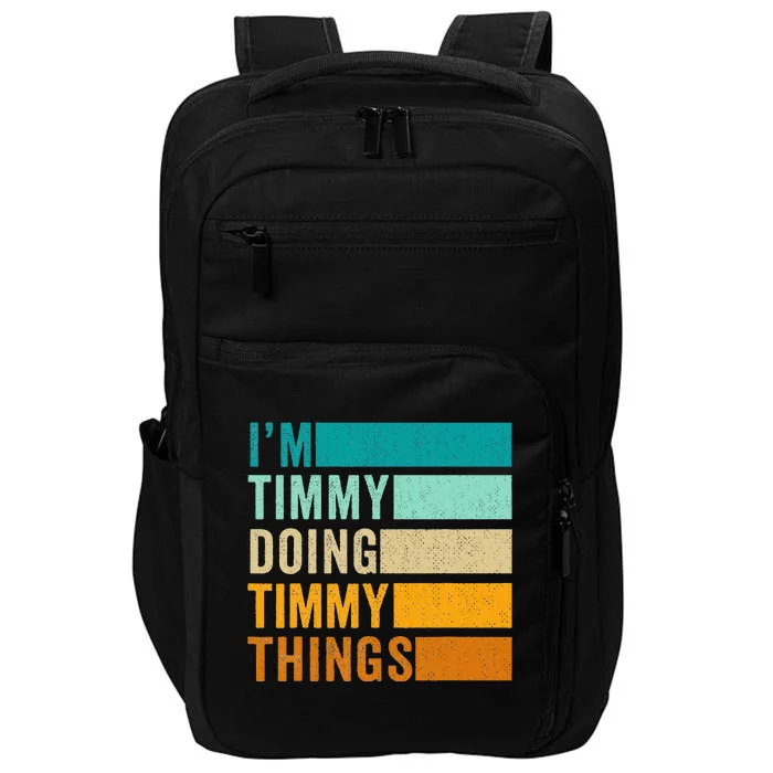 Im Timmy Doing Timmy Things Impact Tech Backpack