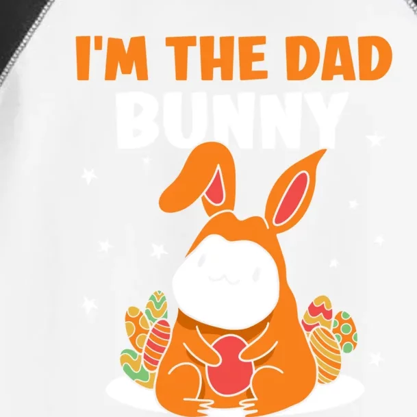 I'm The Dad Bunny Sayings Happy Easter Egg Father Daddy Papa Gift Toddler Fine Jersey T-Shirt