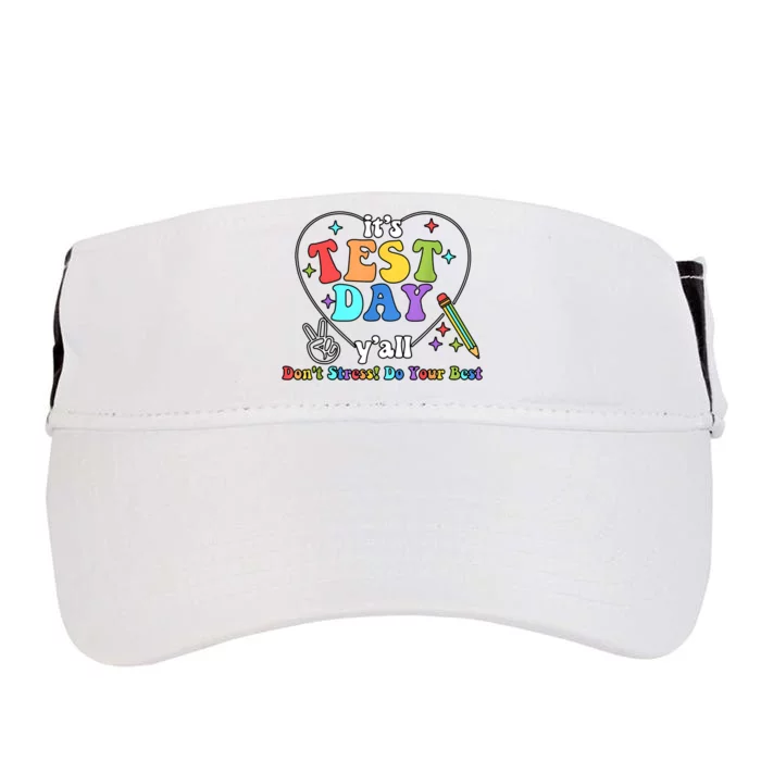 ItS Test Day YAll Funny Testing Day Adult Drive Performance Visor