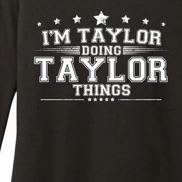 Im Taylor Doing Taylor Things Womens CVC Long Sleeve Shirt