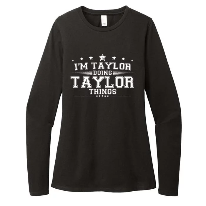 Im Taylor Doing Taylor Things Womens CVC Long Sleeve Shirt