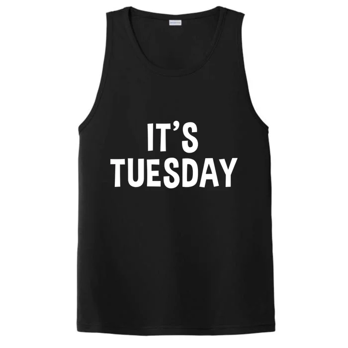 It's Tuesday Day Of The Week Prank April Fools Day Gift Performance Tank