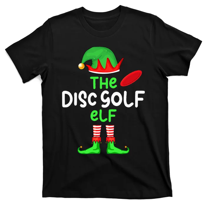 I'm The Disc Golf Elf Christmas Family Matching Pajama T-Shirt