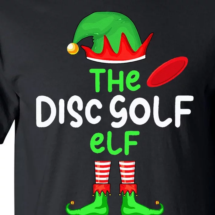 I'm The Disc Golf Elf Christmas Family Matching Pajama Tall T-Shirt