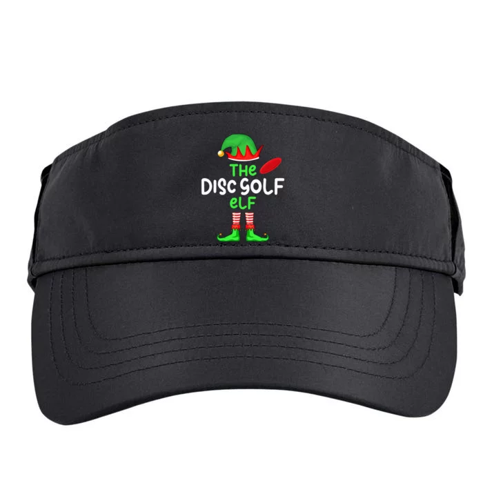 I'm The Disc Golf Elf Christmas Family Matching Pajama Adult Drive Performance Visor