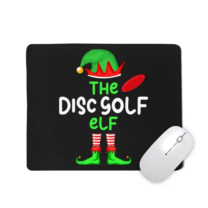 I'm The Disc Golf Elf Christmas Family Matching Pajama Mousepad