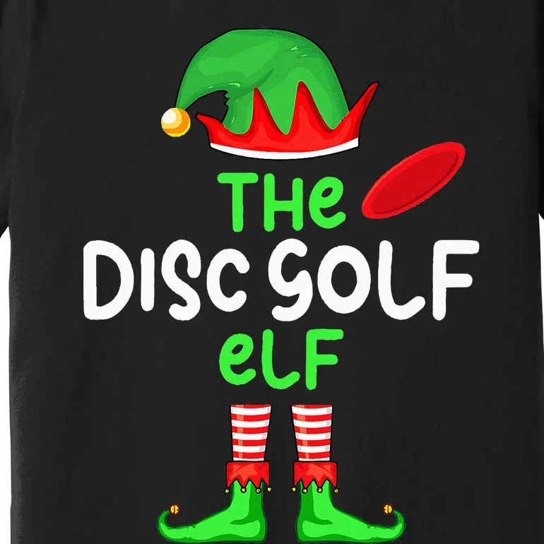 I'm The Disc Golf Elf Christmas Family Matching Pajama Premium T-Shirt