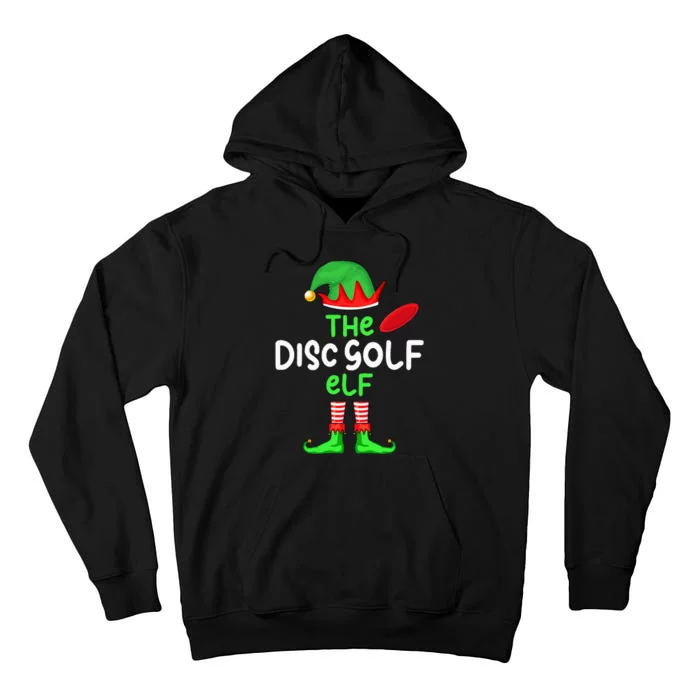 I'm The Disc Golf Elf Christmas Family Matching Pajama Tall Hoodie