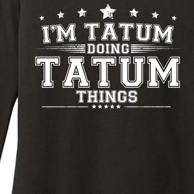 Im Tatum Doing Tatum Things Womens CVC Long Sleeve Shirt