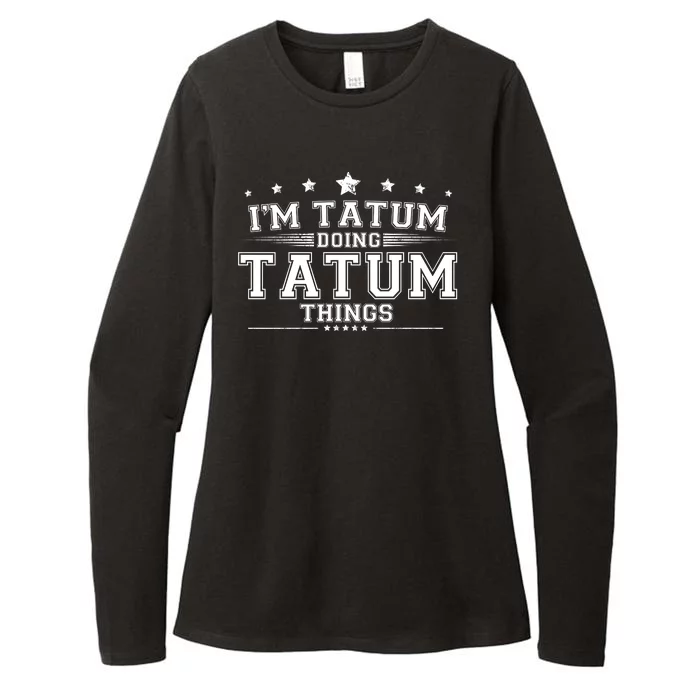 Im Tatum Doing Tatum Things Womens CVC Long Sleeve Shirt