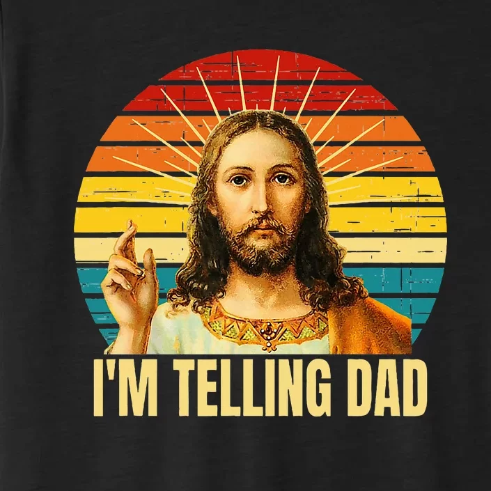 IM Telling Dad Religious Christian Jesus ChromaSoft Performance T-Shirt