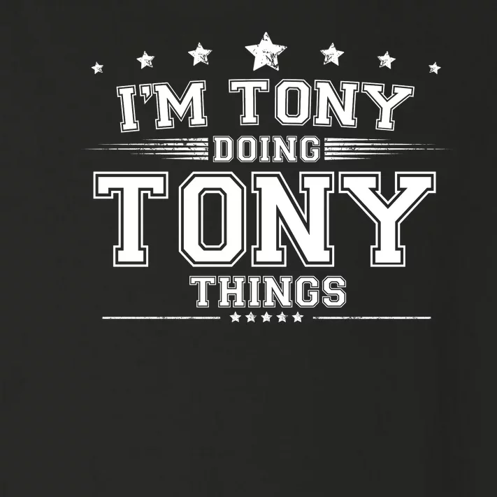 Im Tony Doing Tony Things Toddler Long Sleeve Shirt