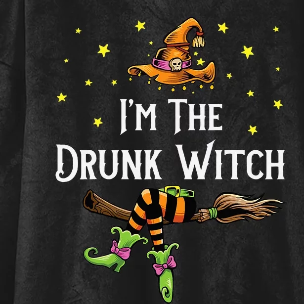 Im the Drunk Witch Halloween Matching Group Costume Hooded Wearable Blanket