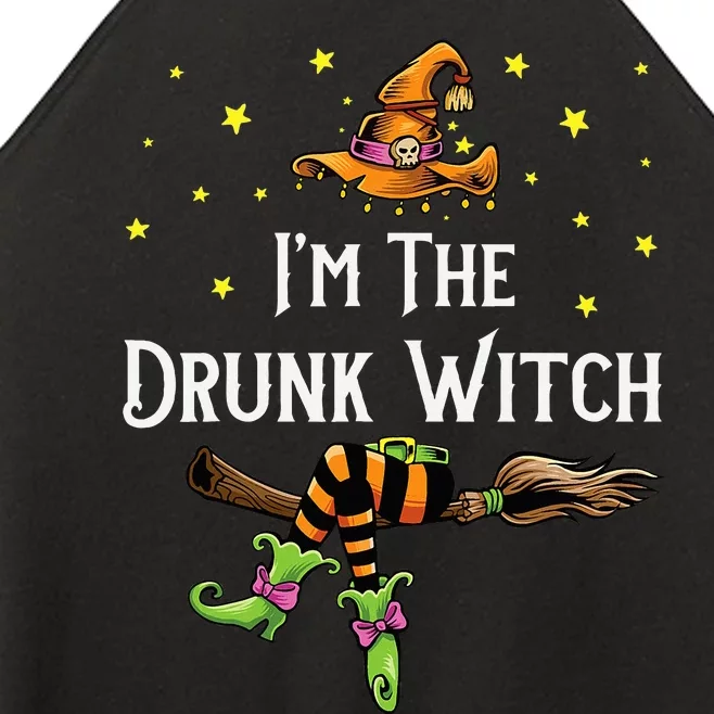 Im the Drunk Witch Halloween Matching Group Costume Women’s Perfect Tri Rocker Tank