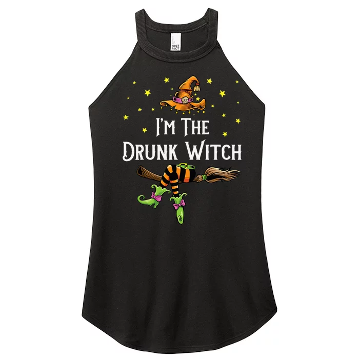 Im the Drunk Witch Halloween Matching Group Costume Women’s Perfect Tri Rocker Tank