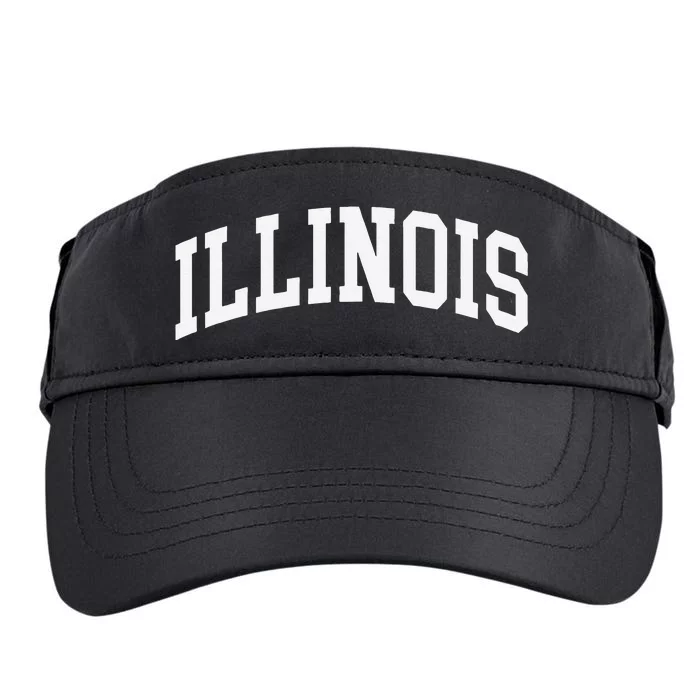 Illinois Throwback Design Classic Adult Drive Performance Visor