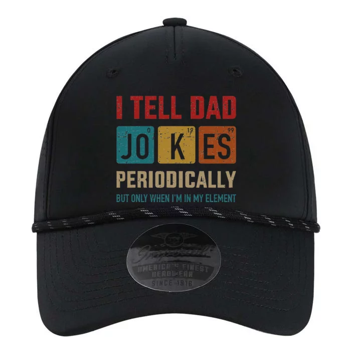 I Tell Dad Jokes Periodically Element Vintage Fathers Day Performance The Dyno Cap