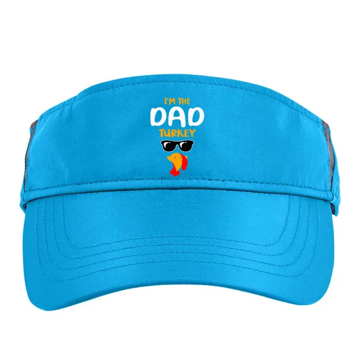 IM The Dad Turkey Family Matching Thanksgiving Adult Drive Performance Visor