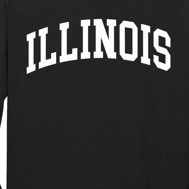 Illinois Throwback Design Classic Tall Long Sleeve T-Shirt