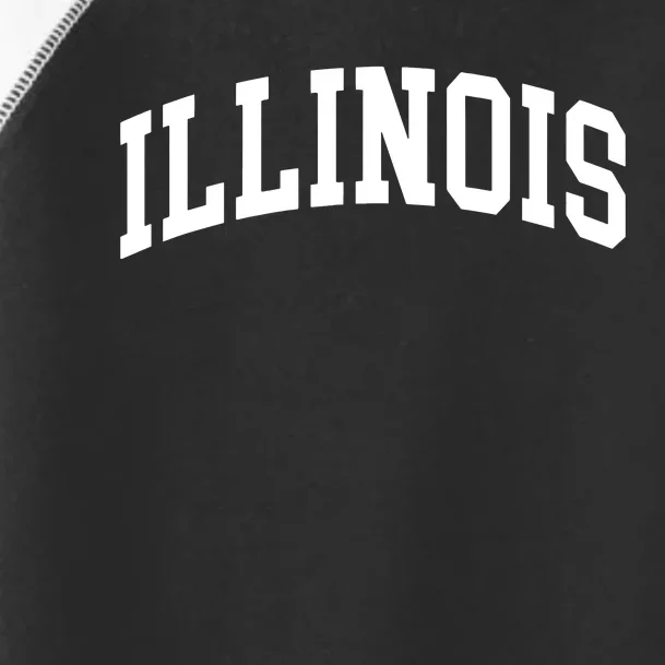 Illinois Throwback Design Classic Toddler Fine Jersey T-Shirt