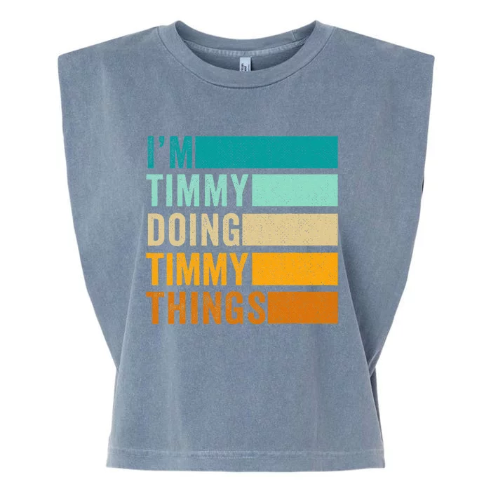 Im Timmy Doing Timmy Things Garment-Dyed Women's Muscle Tee