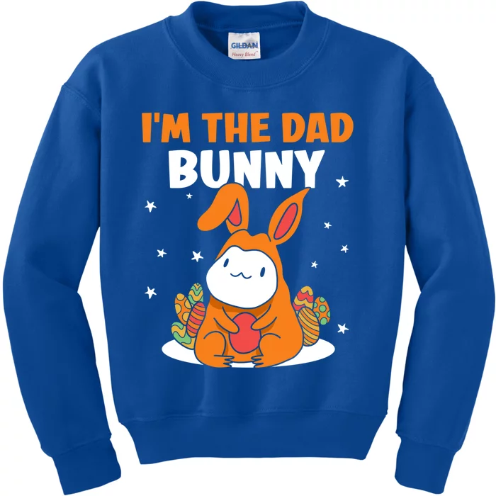 I'm The Dad Bunny Sayings Happy Easter Egg Father Daddy Papa Gift Kids Sweatshirt