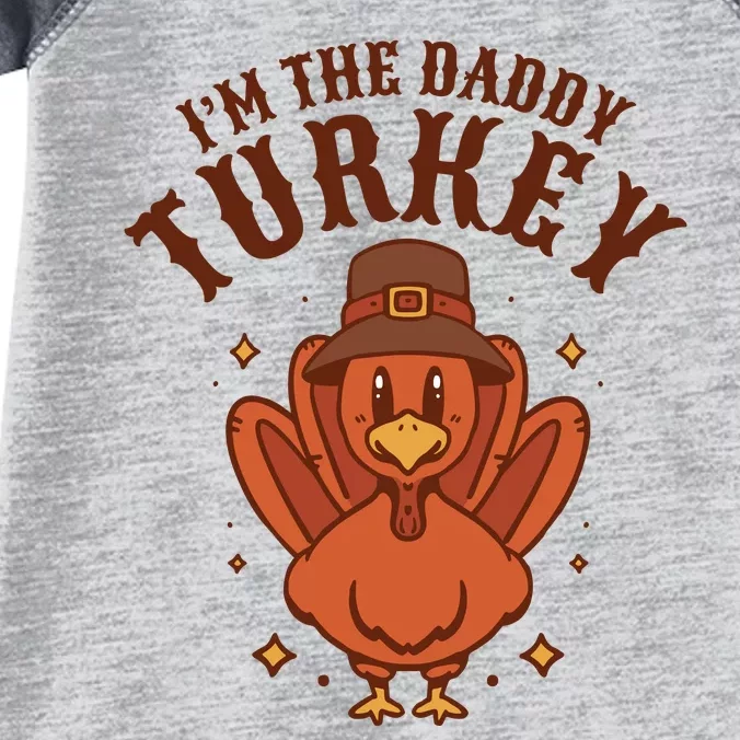 I'm The Daddy Turkey Festive Thanksgiving Infant Baby Jersey Bodysuit