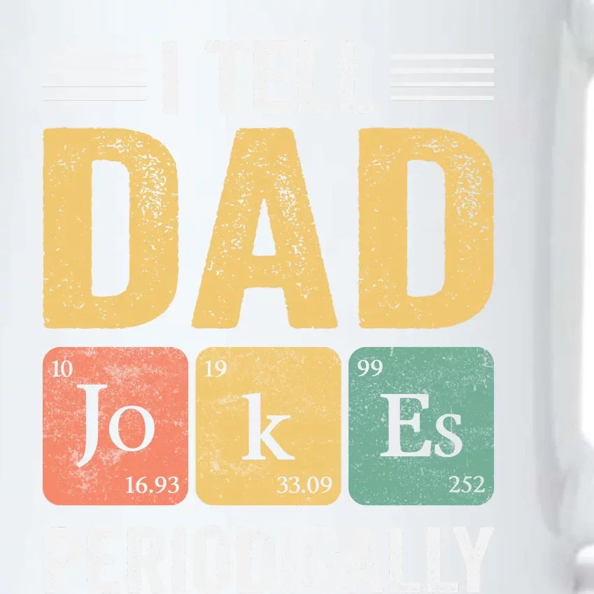 I Tell Dad Jokes Periodically Black Color Changing Mug