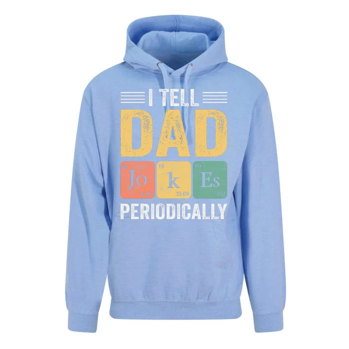 I Tell Dad Jokes Periodically Unisex Surf Hoodie