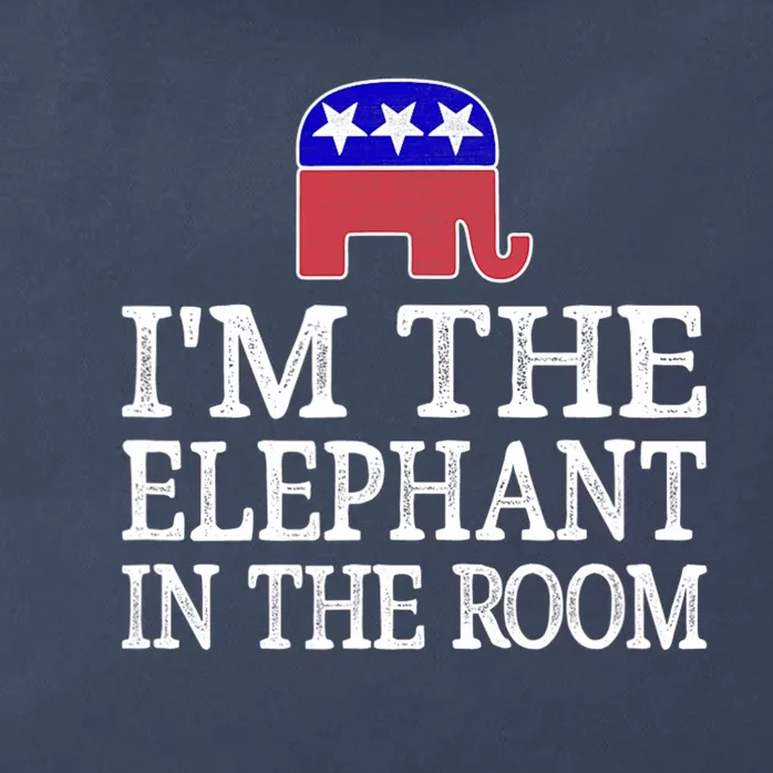 I'm The Elephant In The Room Republican Conservative Zip Tote Bag