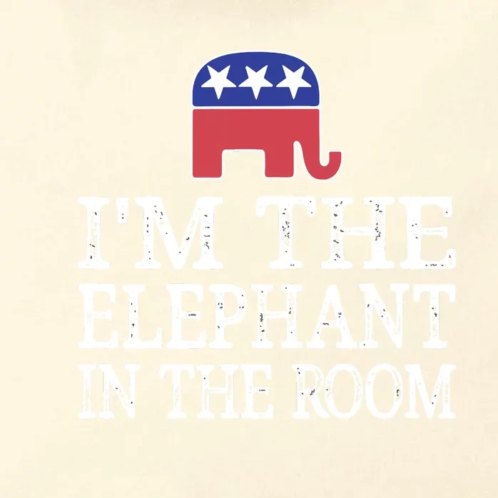 Im The Elephant In The Room Republican Conservative Zip Tote Bag