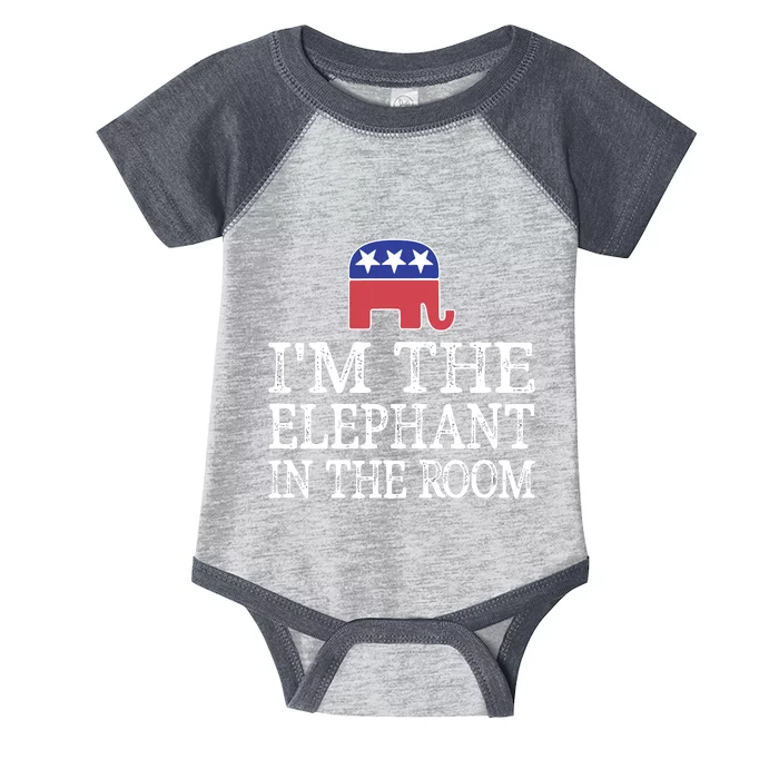 Im The Elephant In The Room Republican Conservative Infant Baby Jersey Bodysuit