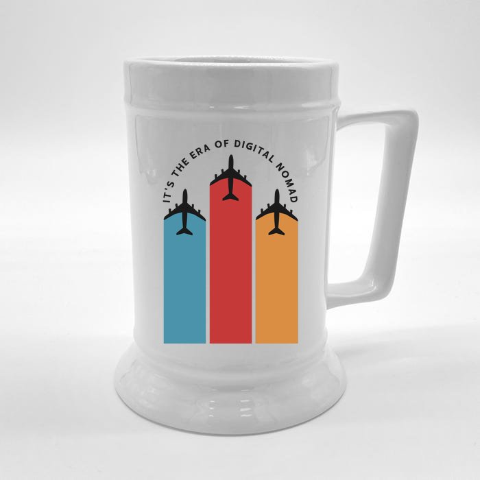 Its The Era Of Digital Nomad Front & Back Beer Stein