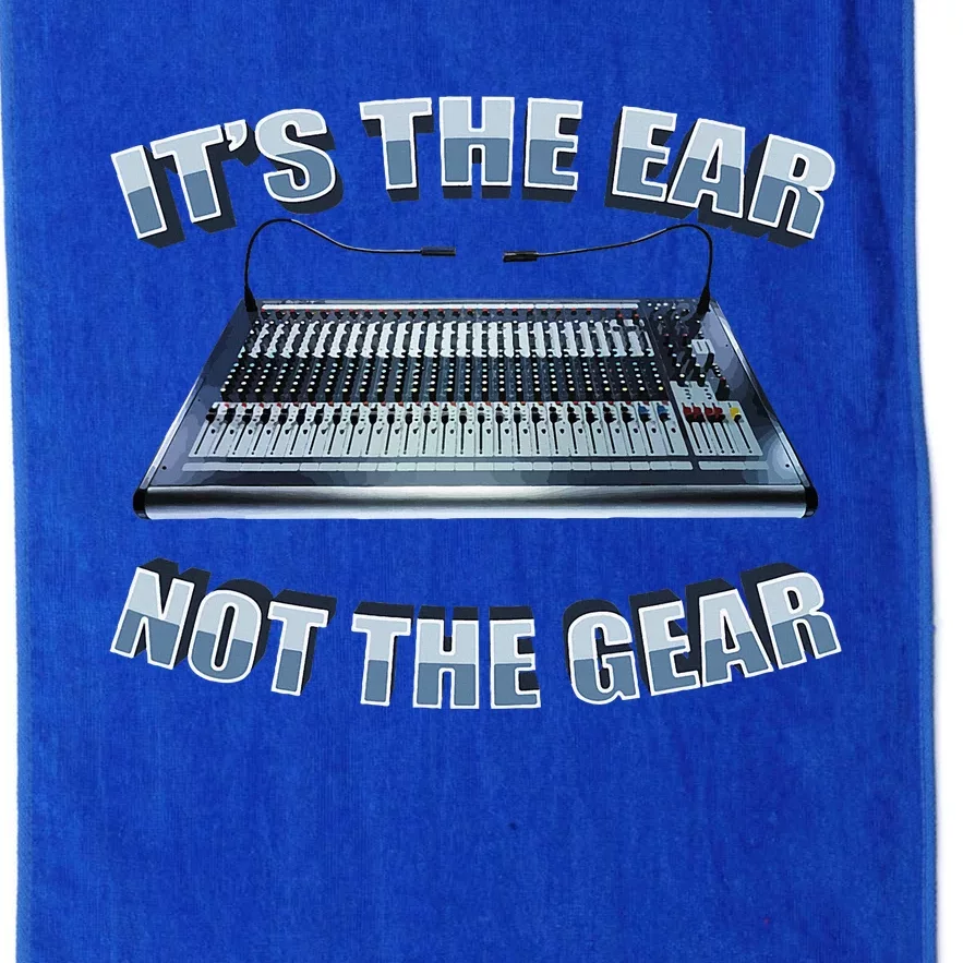 ItS The Ear Not The Gear Studio Sound Guy Audio Engineer Platinum Collection Golf Towel